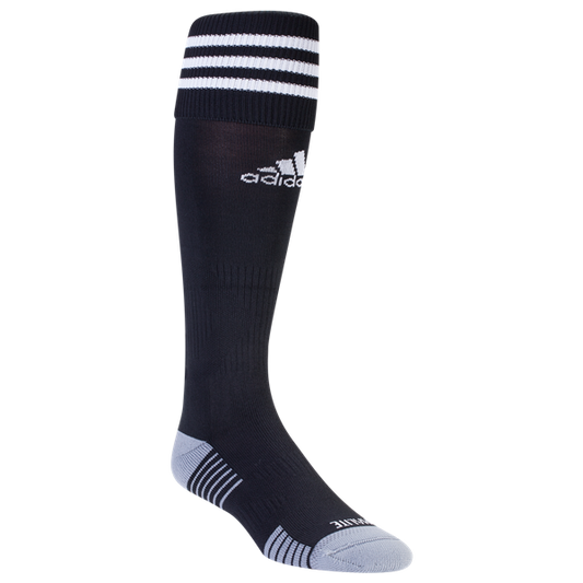 adidas Copa Zone Cushion IV Sock - Black/White Socks   - Third Coast Soccer