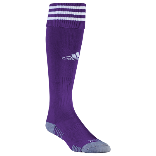adidas Copa Zone Cushion IV Sock - Collegiate Purple/White Socks Small (1Y-4Y) Collegiate Purple/White - Third Coast Soccer