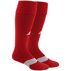adidas Metro IV Sock - Power Red Socks Small (1Y-4Y) Team Power Red/White - Third Coast Soccer