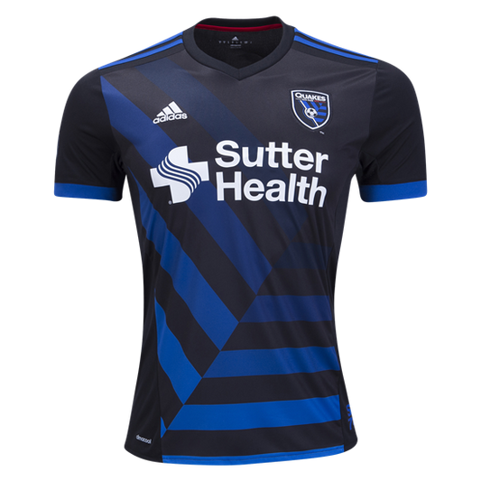 adidas San Jose Earthquakes 2018 Home Jersey Club Replica Mens Small  - Third Coast Soccer