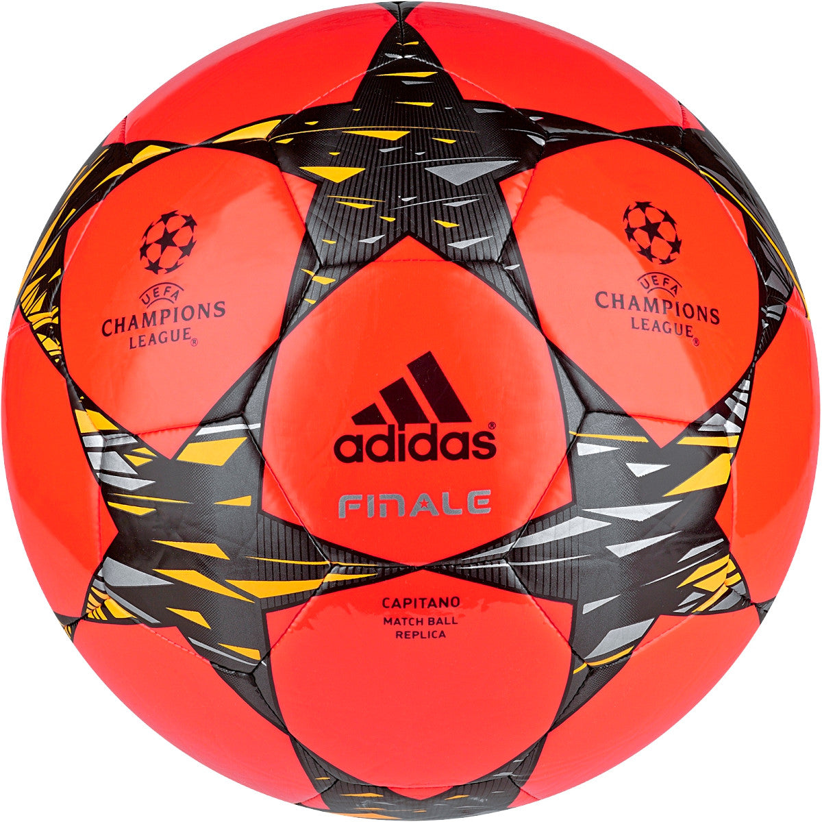 adidas Finale 14 Captiano Ball - Solar Red/Grey Metallic/Solar Gold Balls 5 Solarred/Greymetallic/Solargol - Third Coast Soccer