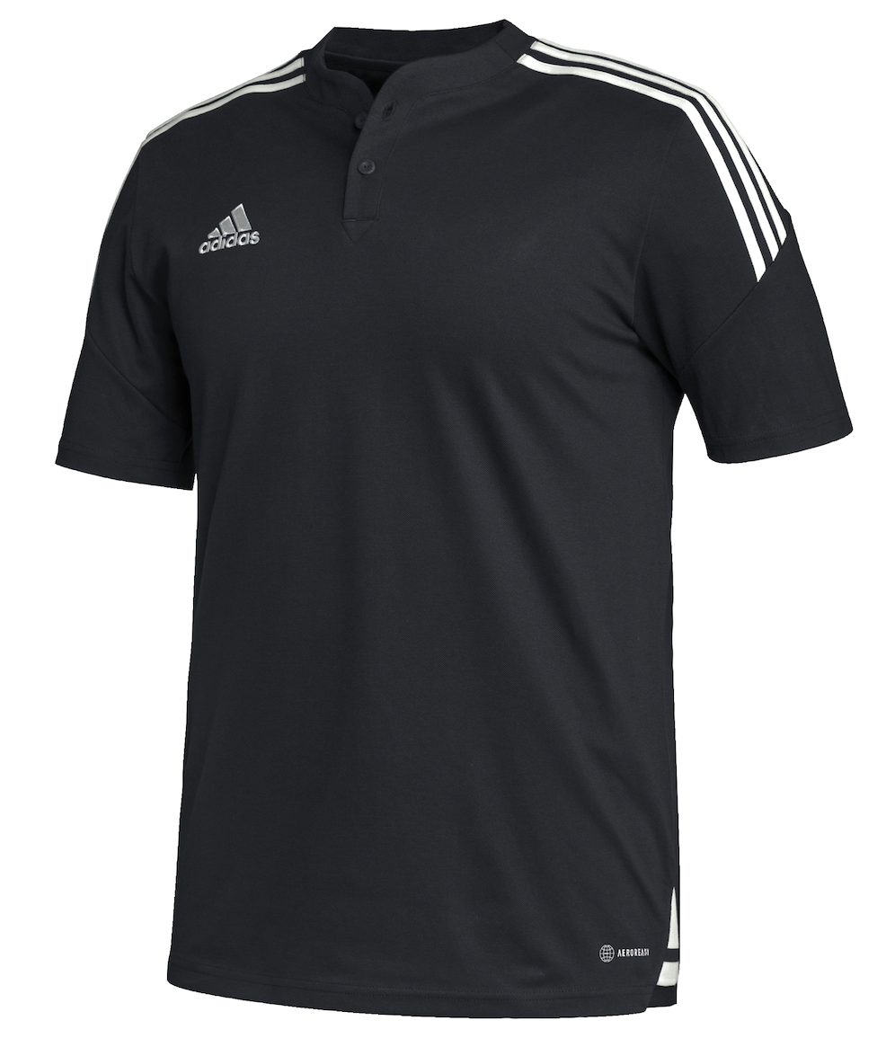 adidas Condivo 22 Polo - Black/White Polos Black/Whit Mens Small - Third Coast Soccer
