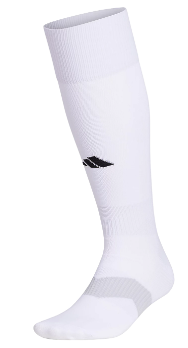adidas Metro 6 Sock - White Socks White XSmall - Third Coast Soccer