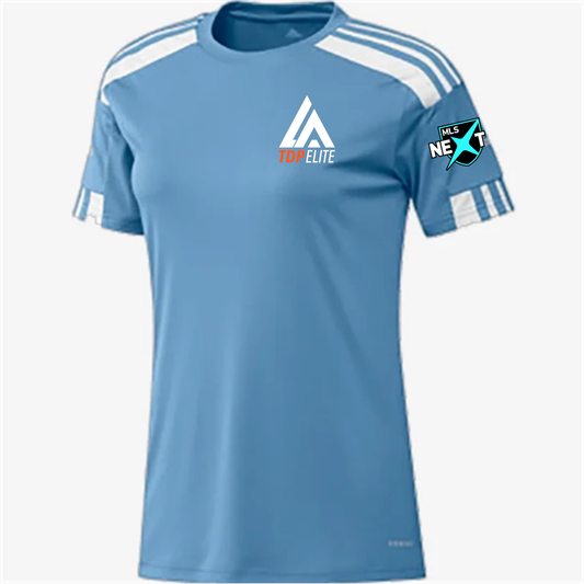 adidas LATDP Womens Squadra 21 Jersey - Light Blue LA TDP Elite Girls Light Blue/White Womens Extra Small - Third Coast Soccer
