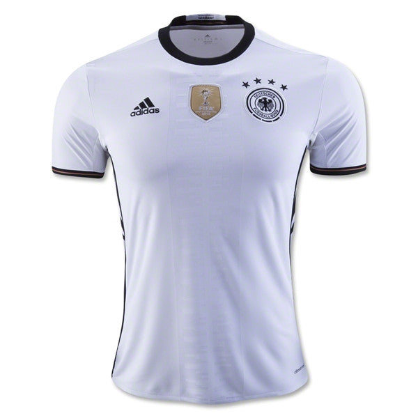 adidas Germany Euro 16 Home Jersey International Replica Small White/Black - Third Coast Soccer