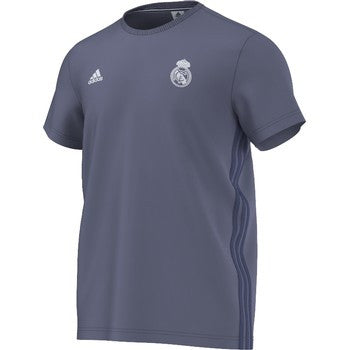 adidas Real Madrid 3S Tee T-Shirts Superpurple/Rawpurple/Crystalw Mens Small - Third Coast Soccer