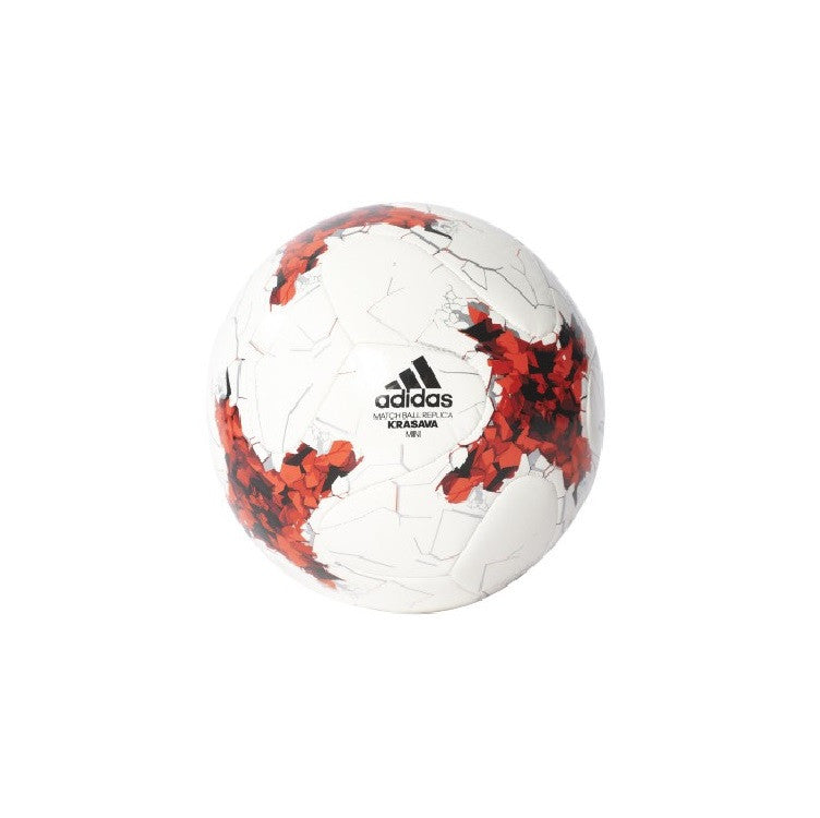 adidas Confederation Cup Mini Ball - White/Red/Black Balls White/Red/Powred/Clgre 1 - Third Coast Soccer