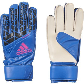 adidas Ace Fingersaver Junior - Blue/Black/White Gloves Blue/Cblack/White/Shopin 8 - Third Coast Soccer