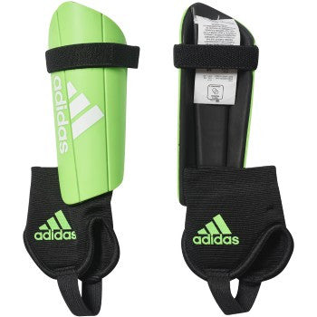 adidas Ghost Youth Shinguard - Slime Green/Black Youth Shinguards Slime Green/White Youth Small - Third Coast Soccer