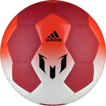 adidas Messi Q1 - White/Red/Solar Red Balls White/Red/Solred 5 - Third Coast Soccer