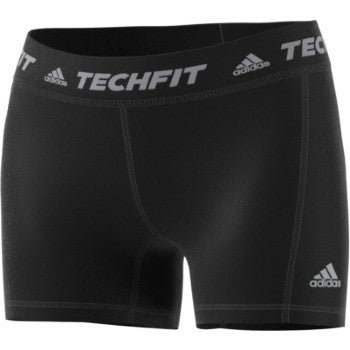 adidas TECHFIT Base Short - Black Training Wear Black Womens X-Small - Third Coast Soccer