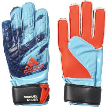 adidas Ace Fingersaver Junior - Indigo/Solar Red/White Gloves Nindig/Solred/White/Black 8 - Third Coast Soccer