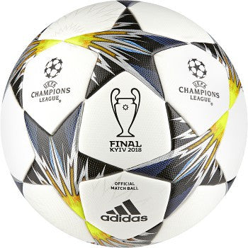adidas Finale Kiev OMB - White/Black/Yellow Balls White/Black/Yellow 5 - Third Coast Soccer