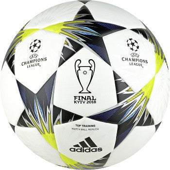 adidas Finale Kiev Top Trainer - White/Black/Yellow Balls White/Black/Yellow 5 - Third Coast Soccer