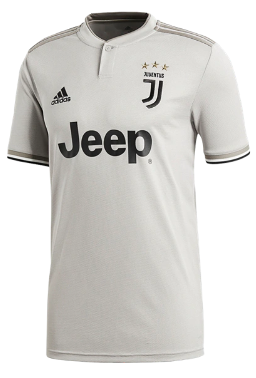 adidas Juventus Away Jersey 18/19 Club Replica Mens Small Sesame/Clay - Third Coast Soccer