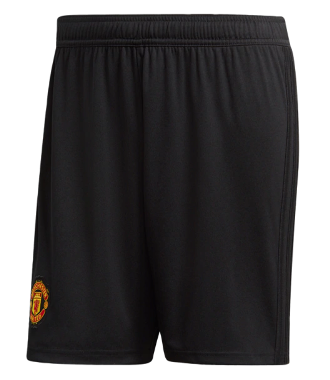 adidas Manchester United Home Short 18/19 Club Replica Mens Small Black/White - Third Coast Soccer