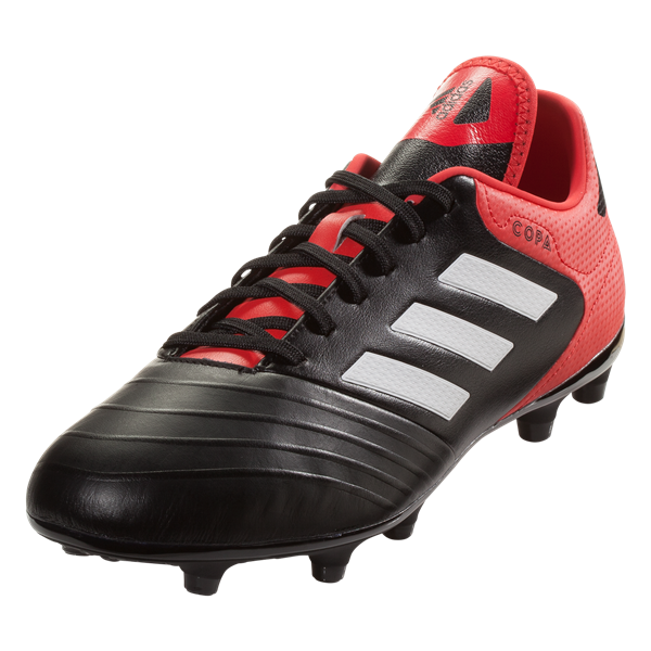 Adidas Copa 18.3 FG - Black/White/Real Coral Mens Firm Ground Black/White/Reacor Mens 6.5 - Third Coast Soccer