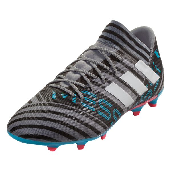 adidas Nemeziz Messi 17.3 FG - Grey/Black/White Mens Firm Ground Grey/White/Black Mens 6.5 - Third Coast Soccer