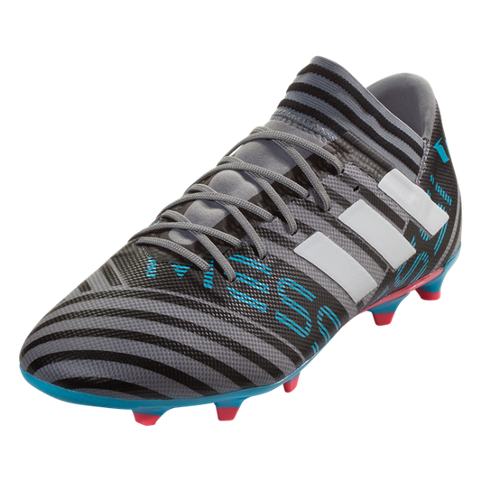 adidas Nemeziz Messi 17.3 FG - Grey/Black/White Mens Firm Ground Grey/White/Black Mens 6.5 - Third Coast Soccer