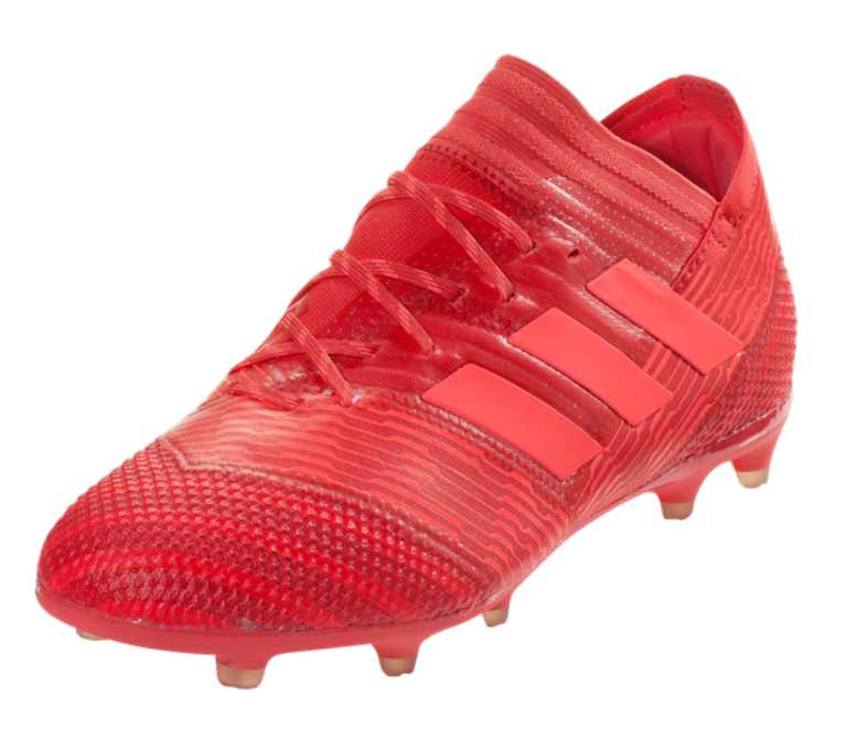 adidas Nemeziz 17+ Junior Fg - Real Coral/Red Zest/Black Youth Firm Ground Reacor/Red/Reacor Youth 4 - Third Coast Soccer