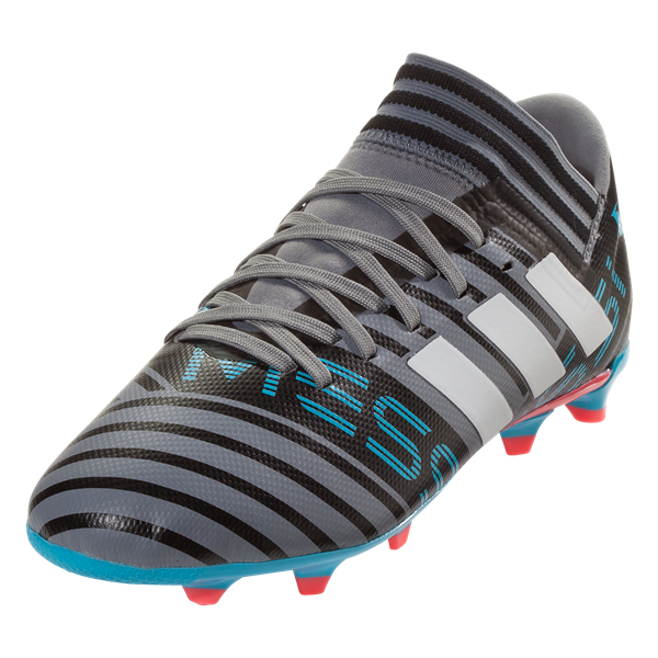 adidas Nemeziz Messi 17.3 Junior FG - Grey/Black/White Youth Firm Ground Grey/White/Black Youth 10.5 - Third Coast Soccer
