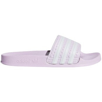 adidas Adilette Junior - Aero Pink/White Youth Sandals Aeropink/White/Aeropink Youth 3 - Third Coast Soccer