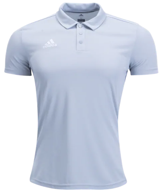 adidas Core 18 Polo - Stone/White Polos Stone/White Mens Small - Third Coast Soccer