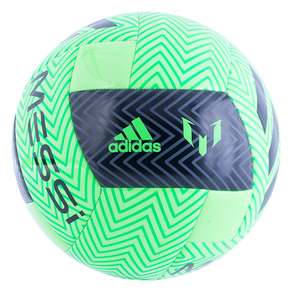 adidas Messi Glider Ball - Solar Green/Black/Lime Balls Solar Green/Black/Solar Lime Size 5 - Third Coast Soccer