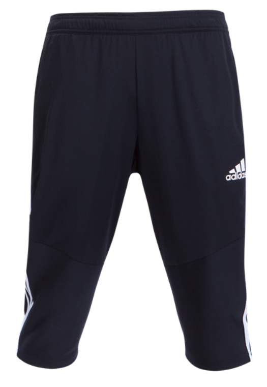 adidas Tiro 19 3/4 Training Pant Training Wear Mens Small Black/White - Third Coast Soccer