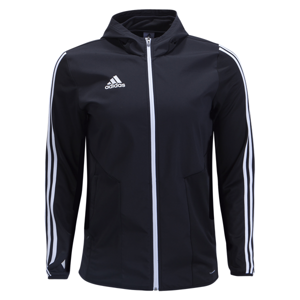 adidas Tiro 19 Warm Jacket Jackets Mens Small Black/White - Third Coast Soccer