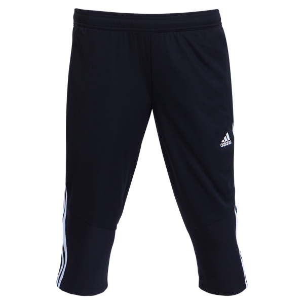 adidas Women's Tiro 19 3/4 Training Pant Training Wear Womens Extra Small Black/White - Third Coast Soccer