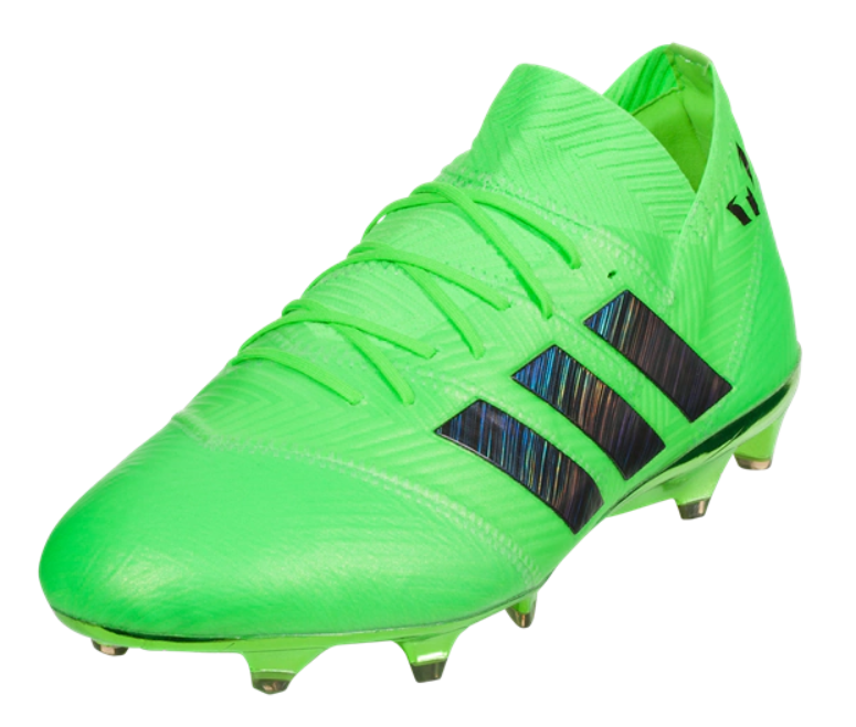 adidas Nemeziz Messi 18.1 FG - Solar Green/Core Black/Solar Green Mens Firm Ground Emode/Emode/Emode Mens 6.5 - Third Coast Soccer