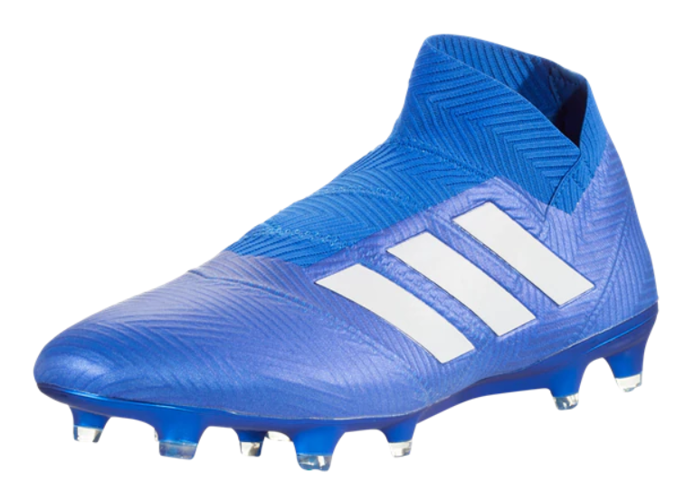 adidas Nemeziz 18+ Fg - Blue/White/Blue Mens Firm Ground Blue/White/Football Blue Mens 6.5 - Third Coast Soccer