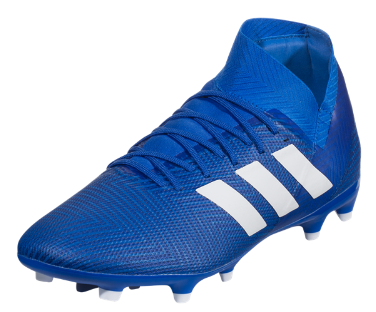 adidas Nemeziz 18.3 FG - Blue/White/Blue Mens Firm Ground Mens 6.5 Blue/White/Blue - Third Coast Soccer
