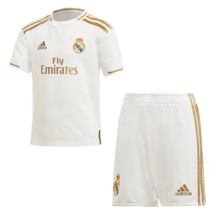 adidas Real Madrid Home Mini Kit 19/20 Club Replica Youth Extra Extra Small White - Third Coast Soccer