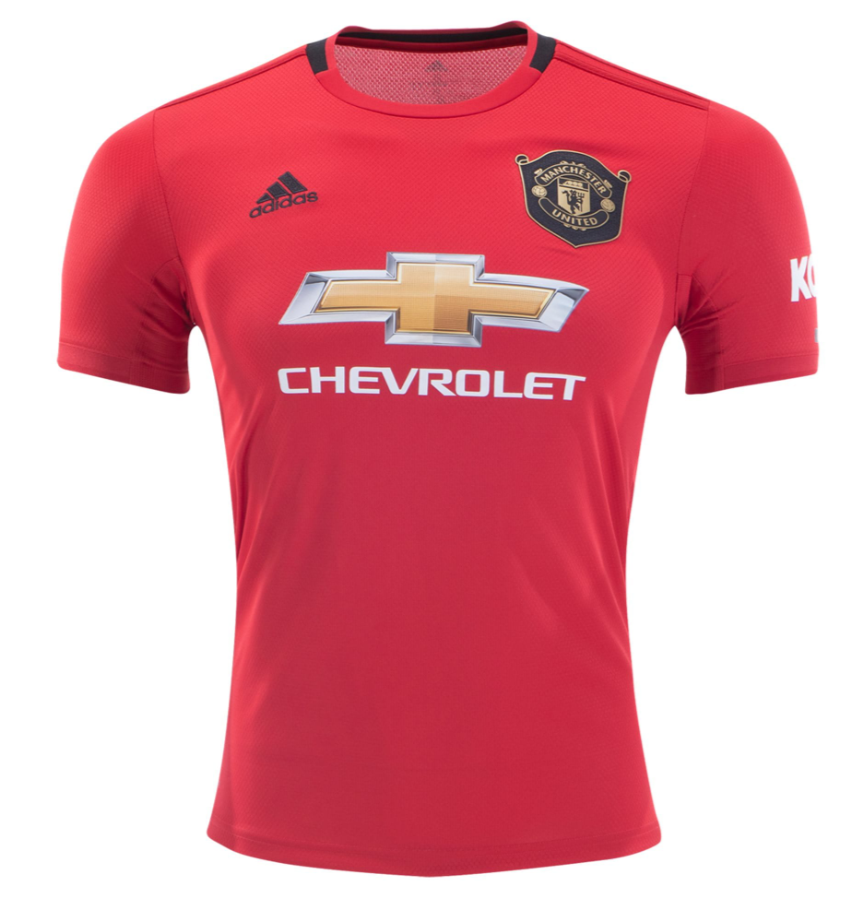 adidas Manchester United Home Jersey 19/20 Club Replica Mens Small Real Red - Third Coast Soccer