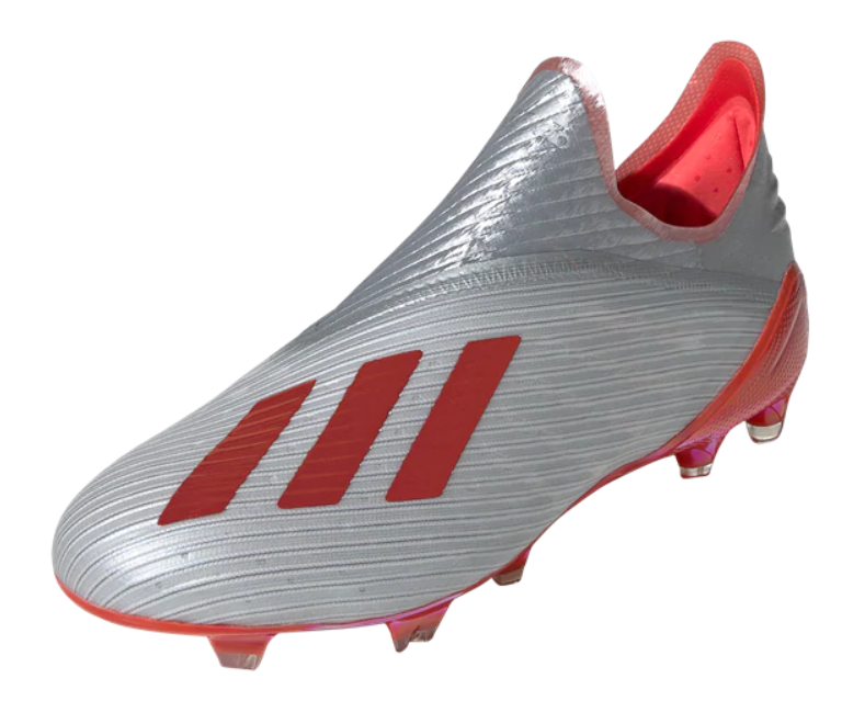 Adidas X 19+ FG - Metallic Silver/Hi-Res Red/White Mens Firm Ground Mens 6.5 Silver Metallic/Red/White - Third Coast Soccer