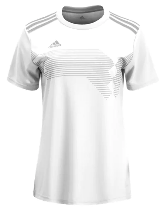 adidas Women'S Campeon 19 Jersey - White/Grey Jerseys Womens Extra Small White/Grey - Third Coast Soccer