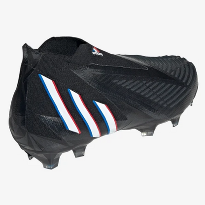 adidas Predator Edge+ FG - Black/White/Red Men's Footwear Closeout   - Third Coast Soccer