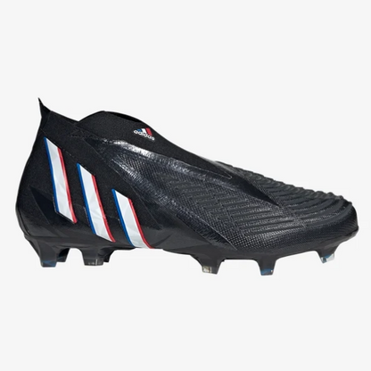 adidas Predator Edge+ FG - Black/White/Red Men's Footwear Closeout   - Third Coast Soccer