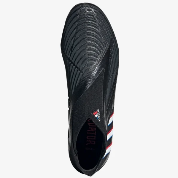 adidas Predator Edge+ FG - Black/White/Red Men's Footwear Closeout   - Third Coast Soccer