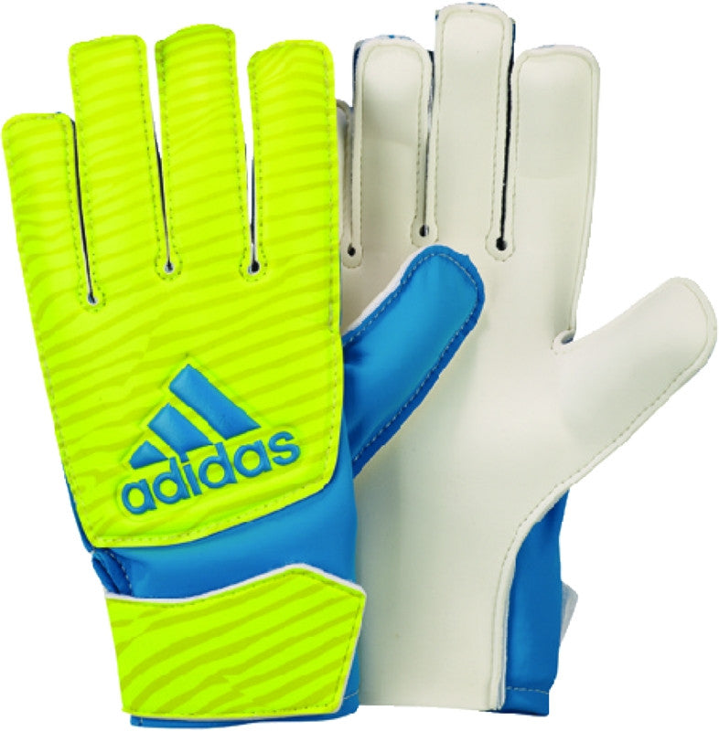 adidas X Training Glove - Solar Yellow/Solar Blue Gloves 11 Solar Yellow/Solar Blue - Third Coast Soccer