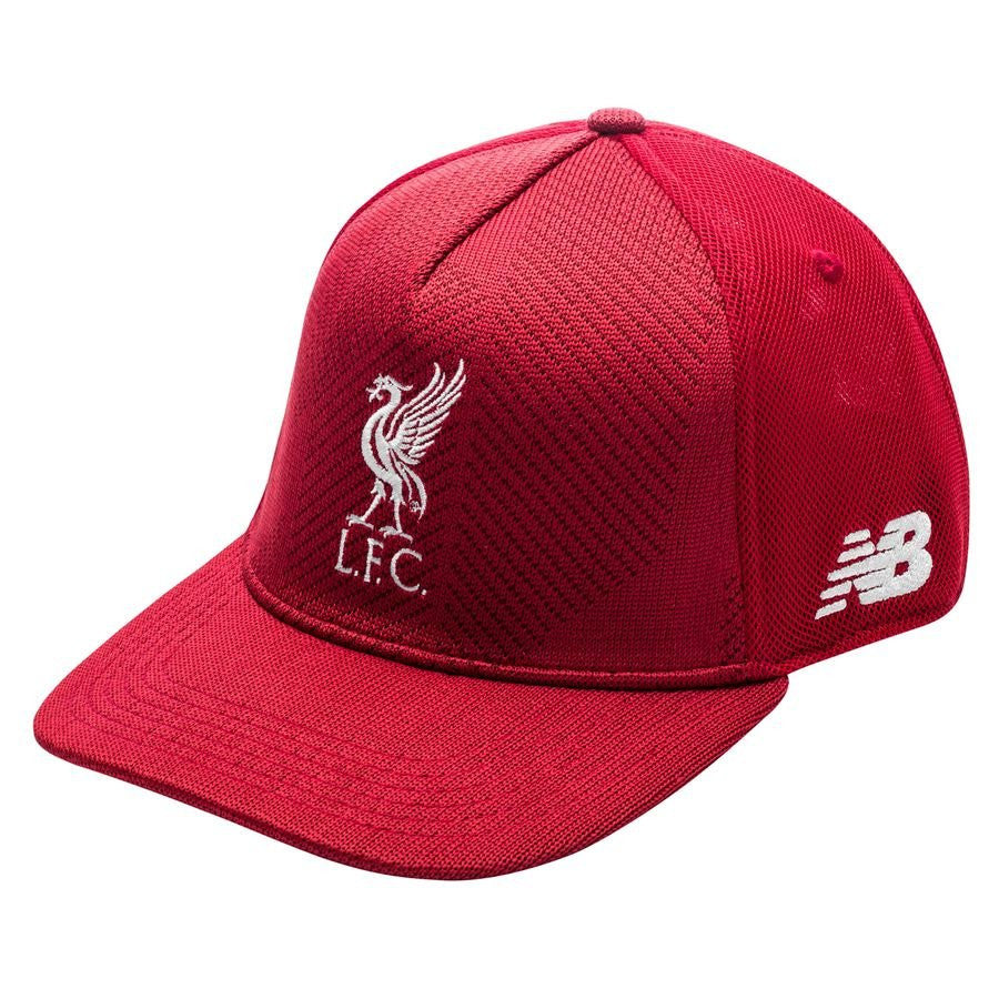 New Balance Liverpool Flat Peak Cap Hats Red One Size Fits Most - Third Coast Soccer