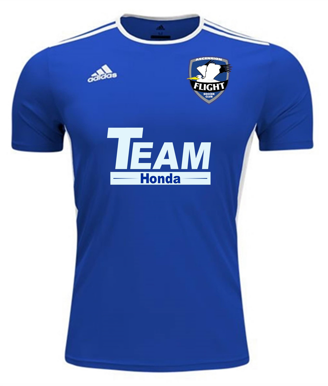 Adidas AFSC Recreational Youth Entrada 18 Jersey - Royal Jerseys Youth Extra Small Bold Blue/White - Third Coast Soccer
