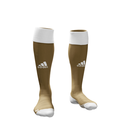 adidas Holy Cross mi adisock 18 - Gold Holy Cross Middle/High School Small (1Y-4Y) Gold/White - Third Coast Soccer