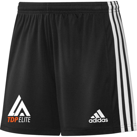 adidas LATDP Womens Squadra 21 Short - Black LA TDP Elite Girls Black Womens Extra Small - Third Coast Soccer