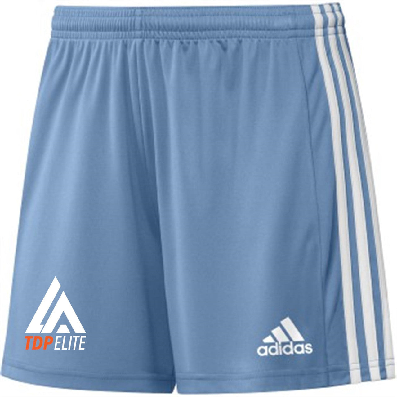 adidas LATDP Womens Squadra 21 Short - Light Blue LA TDP Elite Girls Light Blue/White Womens Extra Small - Third Coast Soccer