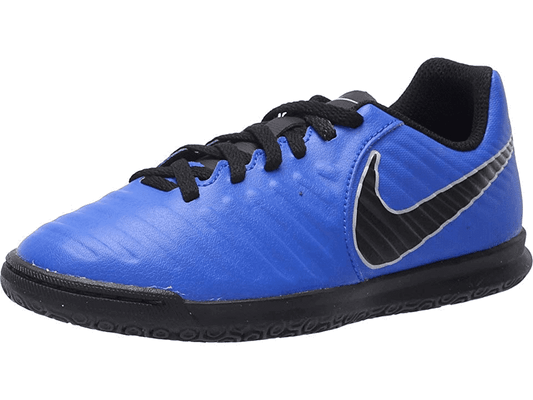 Nike Junior Tiempo LegendX VII Club IC - Racer Blue/Black/Wolf Grey Youth Indoor Youth 10 Racer Blue/Black/Wolf Grey - Third Coast Soccer