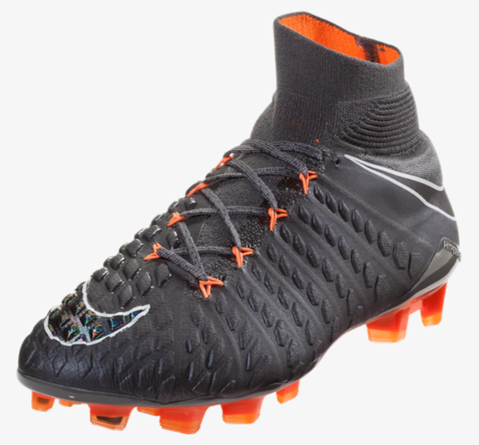 Nike Hypervenom Phantom 3 Elite DF FG - Dark Grey/Total Orange/White Mens Firm Ground Dark Grey/Total Orange/White Mens 12.5 - Third Coast Soccer