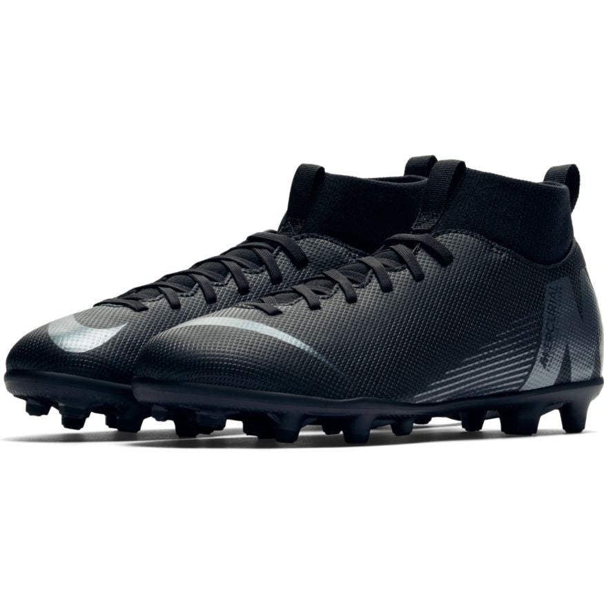 Nike Jr Superfly 6 Club Mg - Black/Black Youth Firm Ground Youth 1 Black/Black - Third Coast Soccer